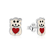925 Sterling silver stud with Enamel color.
