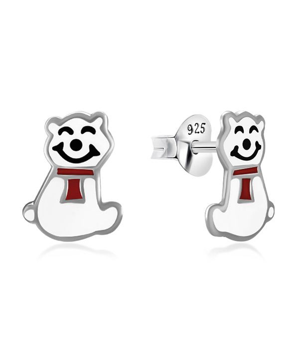 925 Sterling silver stud with Enamel color.