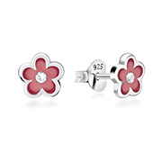 925 Sterling silver stud with Enamel color.