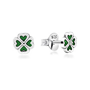 925 Sterling silver stud with Enamel color.