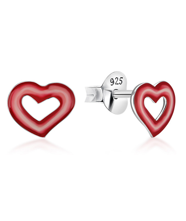 925 Sterling silver stud with Enamel color.
