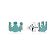 925 Sterling silver stud with Enamel color.