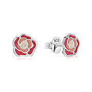 925 Sterling silver stud with Enamel color.