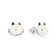 925 Sterling silver stud with Enamel color.