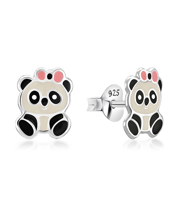 925 Sterling silver stud with Enamel color.