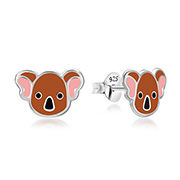 925 Sterling silver stud with Enamel color.