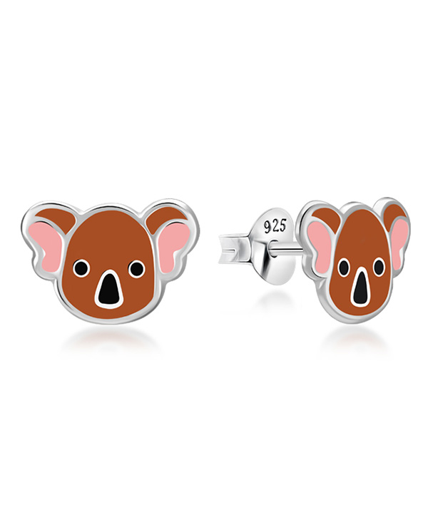 925 Sterling silver stud with Enamel color.