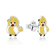 925 Sterling silver stud with Enamel color.