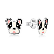 925 Sterling silver stud with Enamel color.