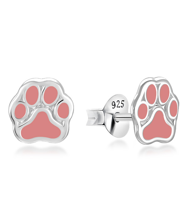 925 Sterling silver stud with Enamel color.