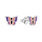 925 Sterling silver stud with Enamel color.