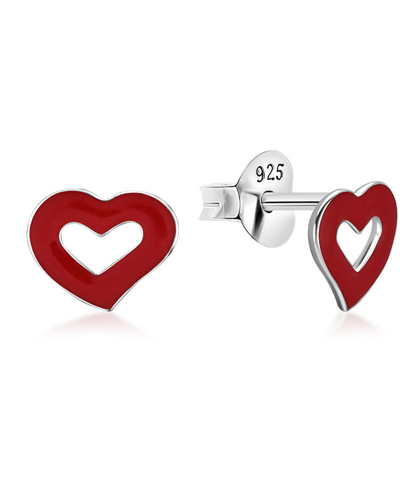 925 Sterling silver stud with Enamel color.