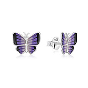 925 Sterling silver stud with Enamel color.