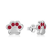 925 Sterling silver stud with Enamel color.