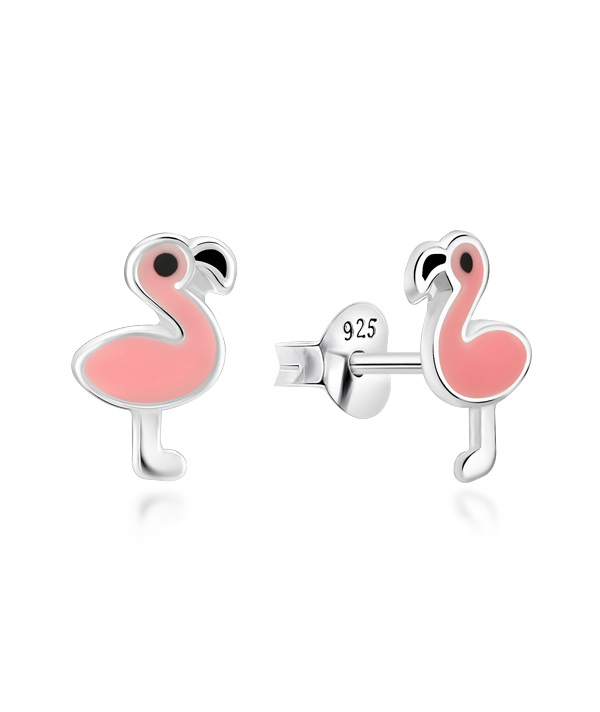 925 Sterling silver stud with Enamel color.