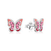 925 Sterling silver stud with Enamel color.
