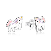 925 Sterling silver stud with Enamel color.