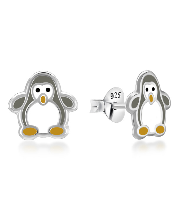 925 Sterling silver stud with Enamel color.
