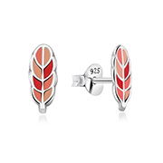 925 Sterling silver stud with Enamel color.