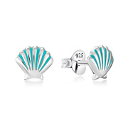 925 Sterling silver stud with Enamel color.