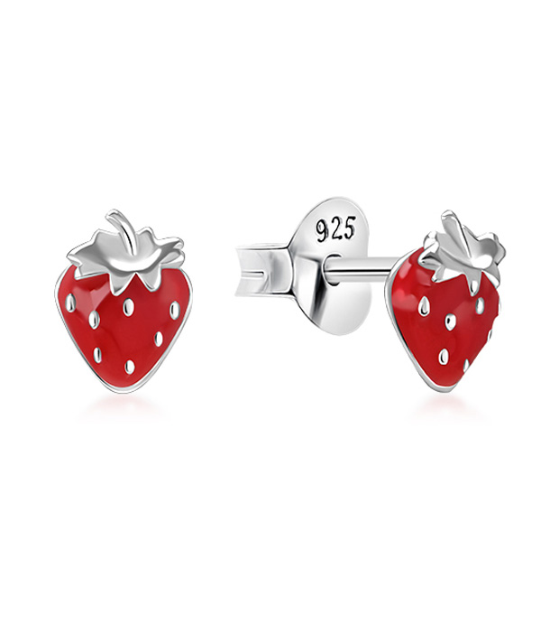 925 Sterling silver stud with Enamel color.