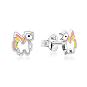 925 Sterling silver stud with Enamel color.