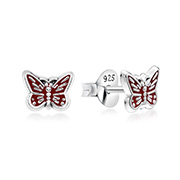 925 Sterling silver stud with Enamel color.