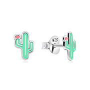 925 Sterling silver stud with Enamel color.