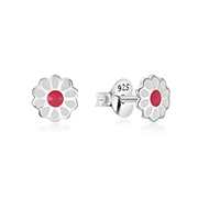925 Sterling silver stud with Enamel color.