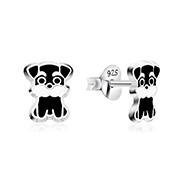 925 Sterling silver stud with Enamel color.