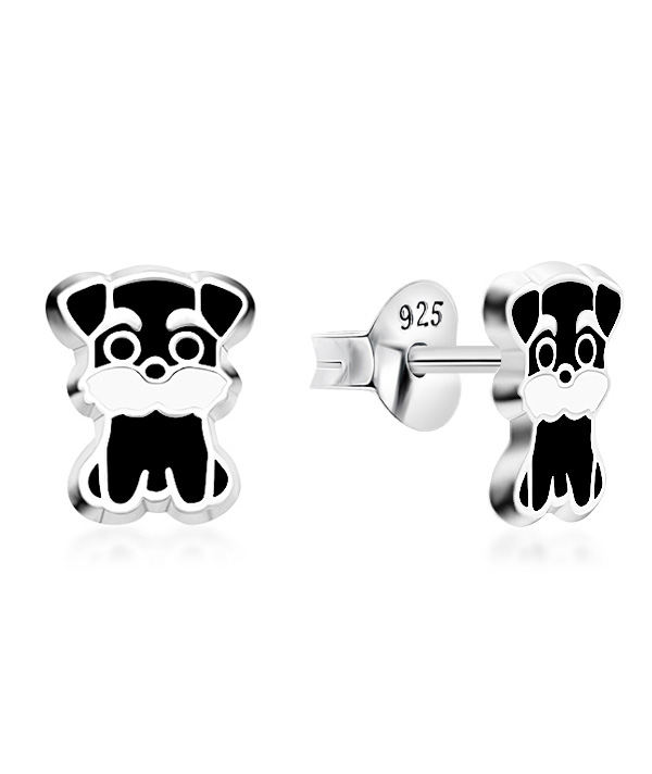 925 Sterling silver stud with Enamel color.