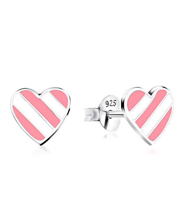 925 Sterling silver stud with Enamel color.