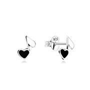 925 Sterling silver stud with Enamel color.