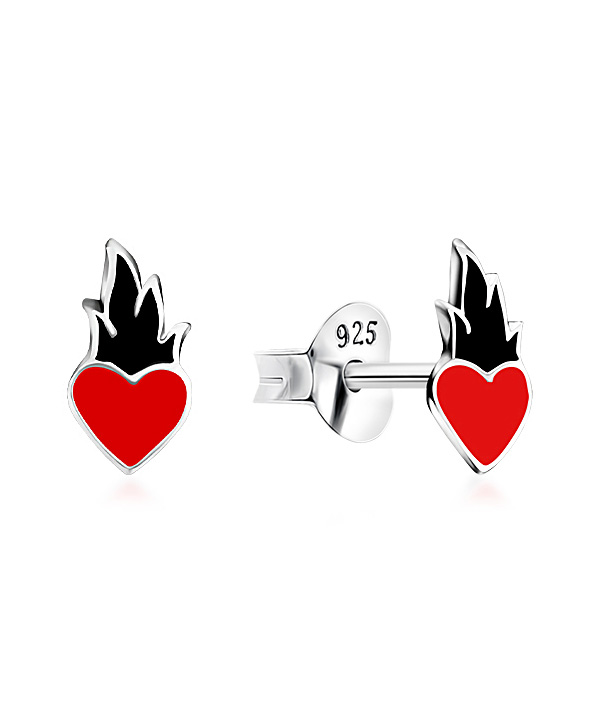 925 Sterling silver stud with Enamel color.