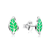 925 Sterling silver stud with Enamel color.