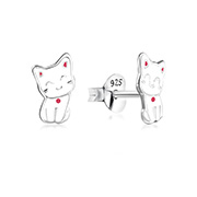 925 Sterling silver stud with Enamel color.