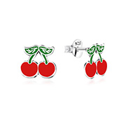 925 Sterling silver stud with Enamel color.