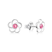 925 Sterling silver stud with Enamel color.