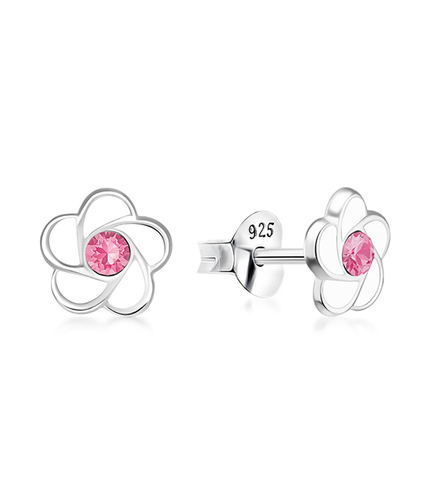 925 Sterling silver stud with Enamel color.