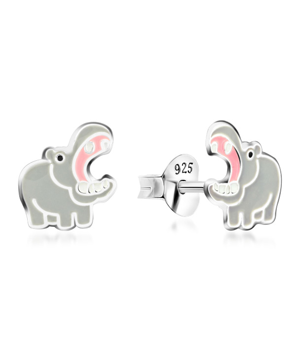 925 Sterling silver stud with Enamel color.