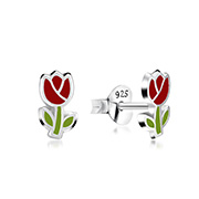 925 Sterling silver stud with Enamel color.