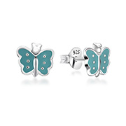 925 Sterling silver stud with Enamel color.