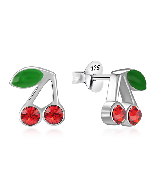925 Sterling silver stud with Enamel color.