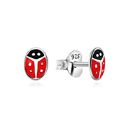 925 Sterling silver stud with Enamel color.