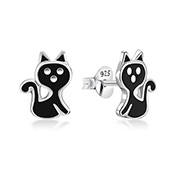 925 Sterling silver stud with Enamel color.