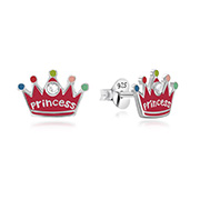 925 Sterling silver stud with Enamel color.