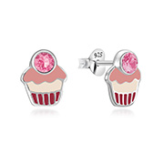 925 Sterling silver stud with Enamel color.