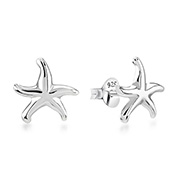 Plain 925 Sterling silver stud earring.