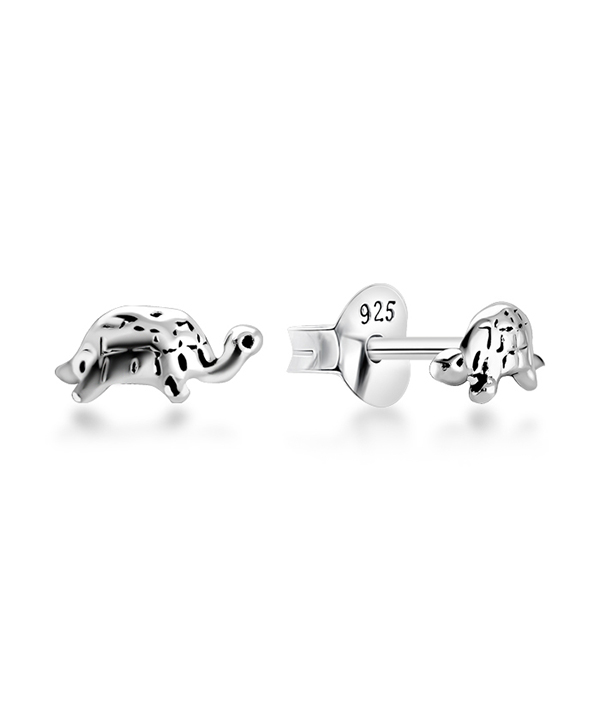 Plain 925 Sterling silver stud earring.