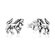 Plain 925 Sterling silver stud earring.